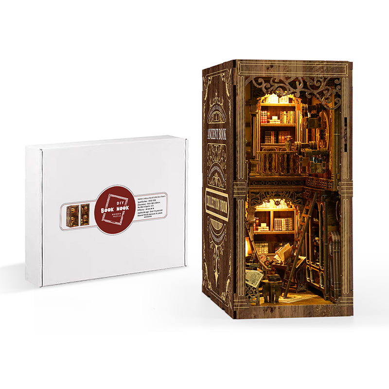 Ancient Book Collection Room DIY Book Nook Kit | Windsor & Scroll