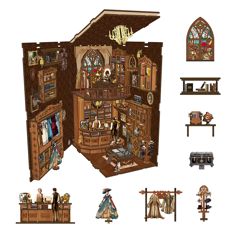 The Royal Atelier DIY Book Nook Kit | Windsor & Scroll