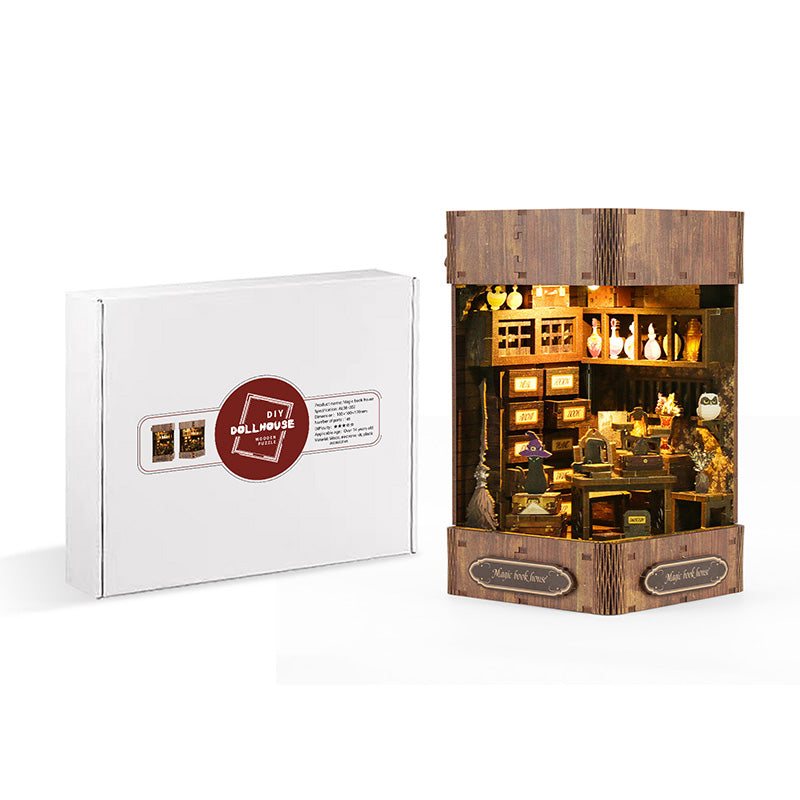 Magic Book House DIY Book Nook Kit | Windsor & Scroll