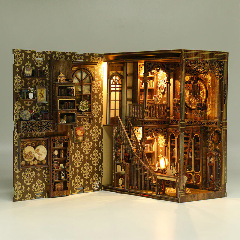 Ancient Book Collection Room DIY Book Nook Kit | Windsor & Scroll