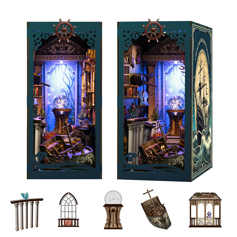 Riddle on the Seabed DIY Book Nook Kit | Windsor & Scroll
