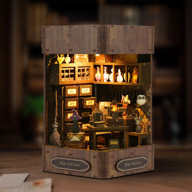 Magic Book House DIY Book Nook Kit | Windsor & Scroll