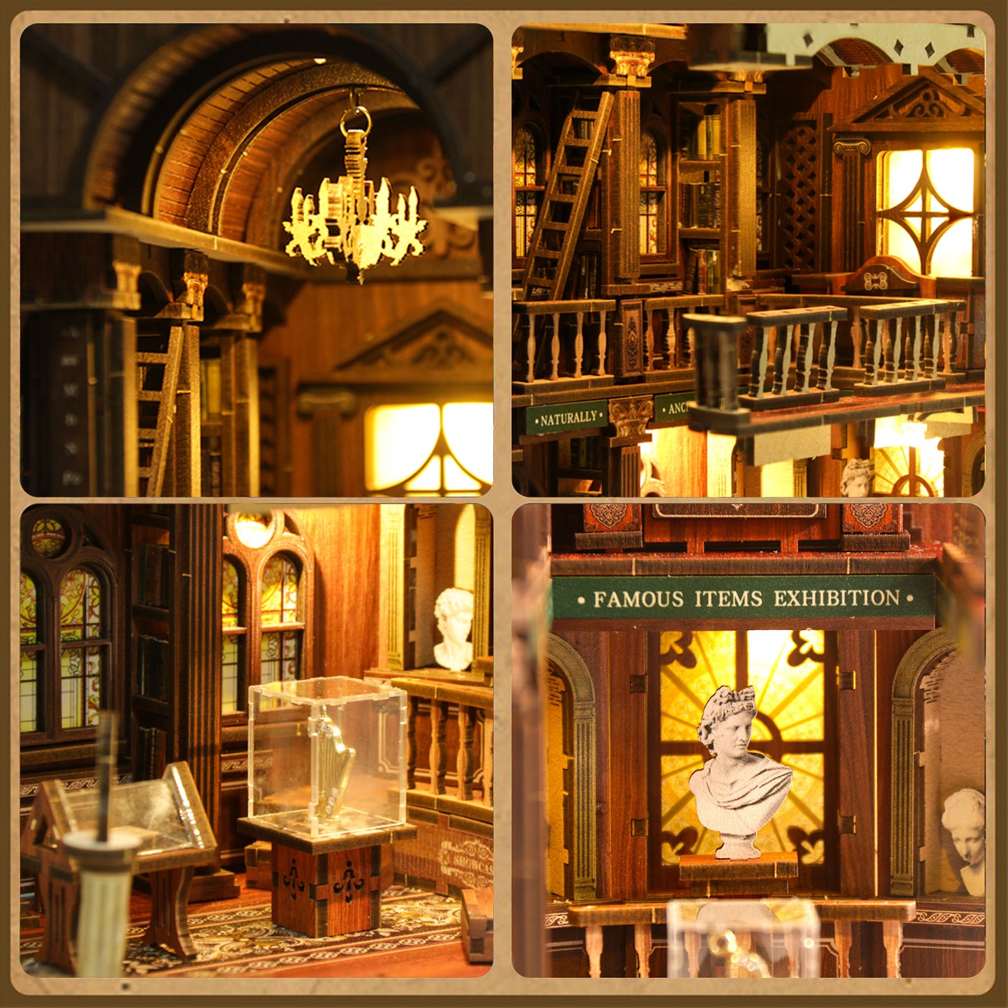 The Philosophical Library DIY Book Nook Kit | Windsor & Scroll
