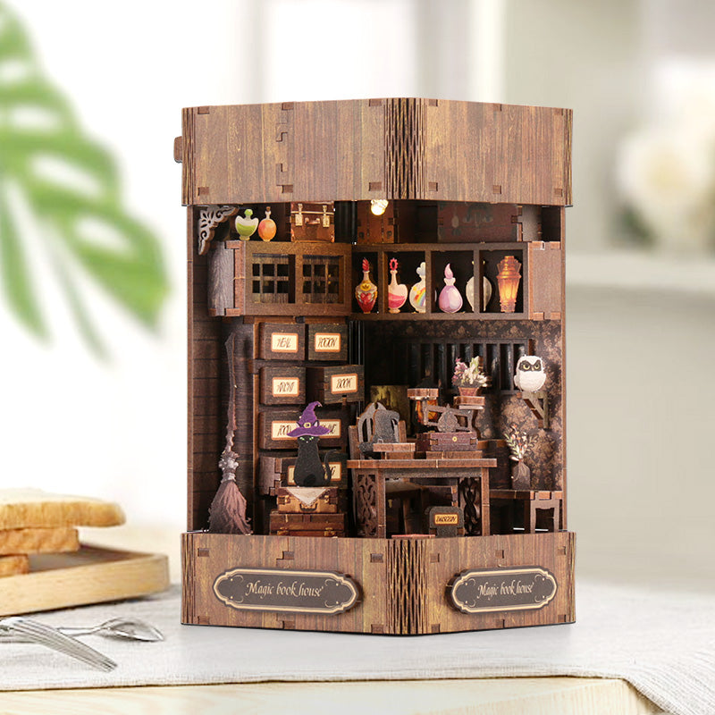 Magic Book House DIY Book Nook Kit | Windsor & Scroll