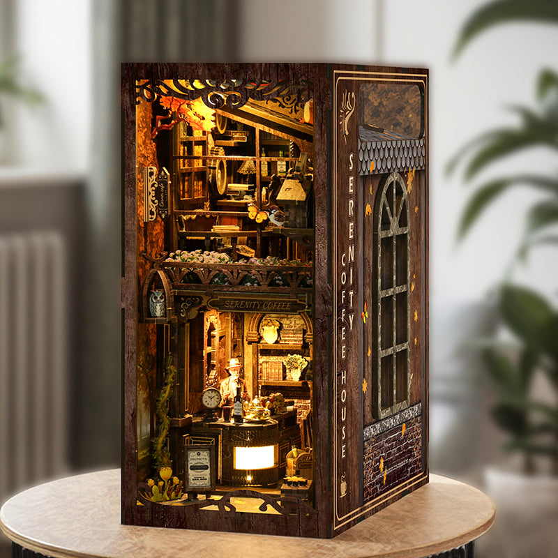 Serenity Coffee House DIY Book Nook Kit | Windsor & Scroll
