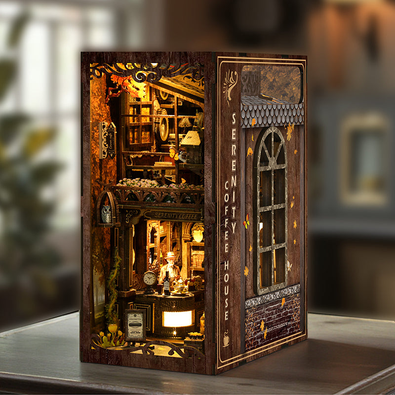 Serenity Coffee House DIY Book Nook Kit | Windsor & Scroll