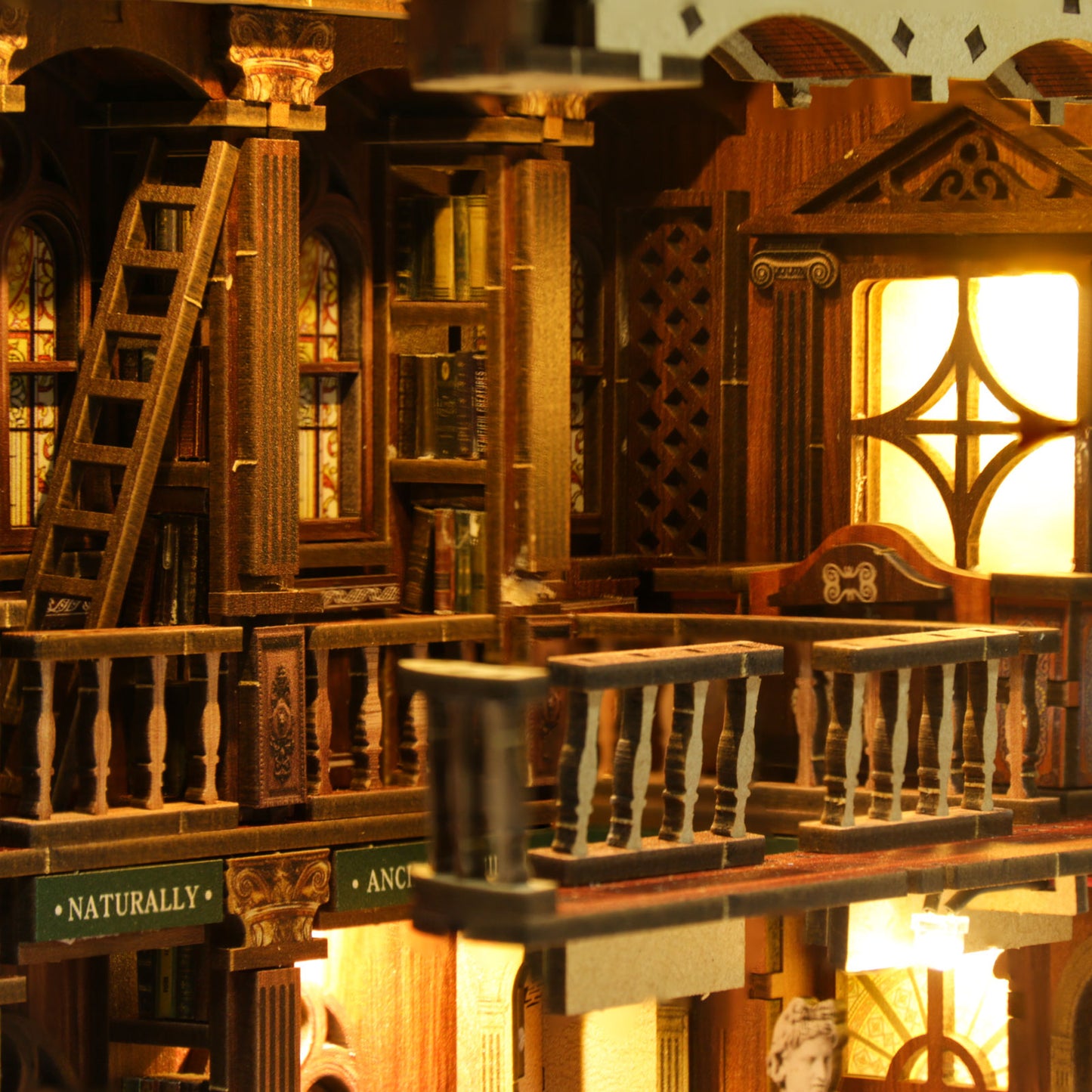 The Philosophical Library DIY Book Nook Kit | Windsor & Scroll