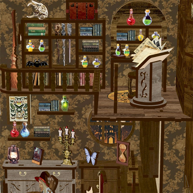 The Enchanted Witch’s Atelier DIY Book Nook Kit | Windsor & Scroll