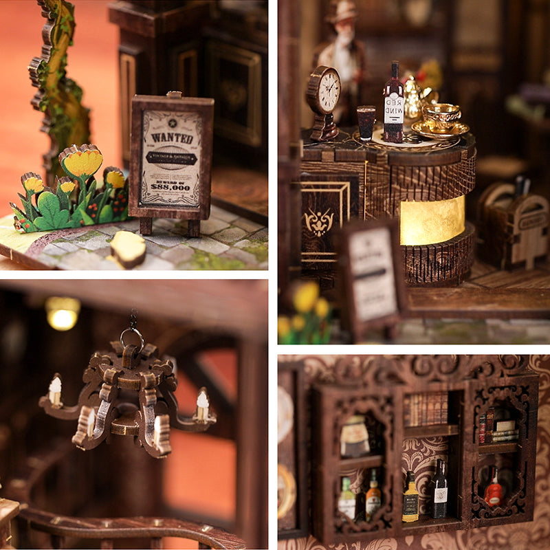Serenity Coffee House DIY Book Nook Kit | Windsor & Scroll