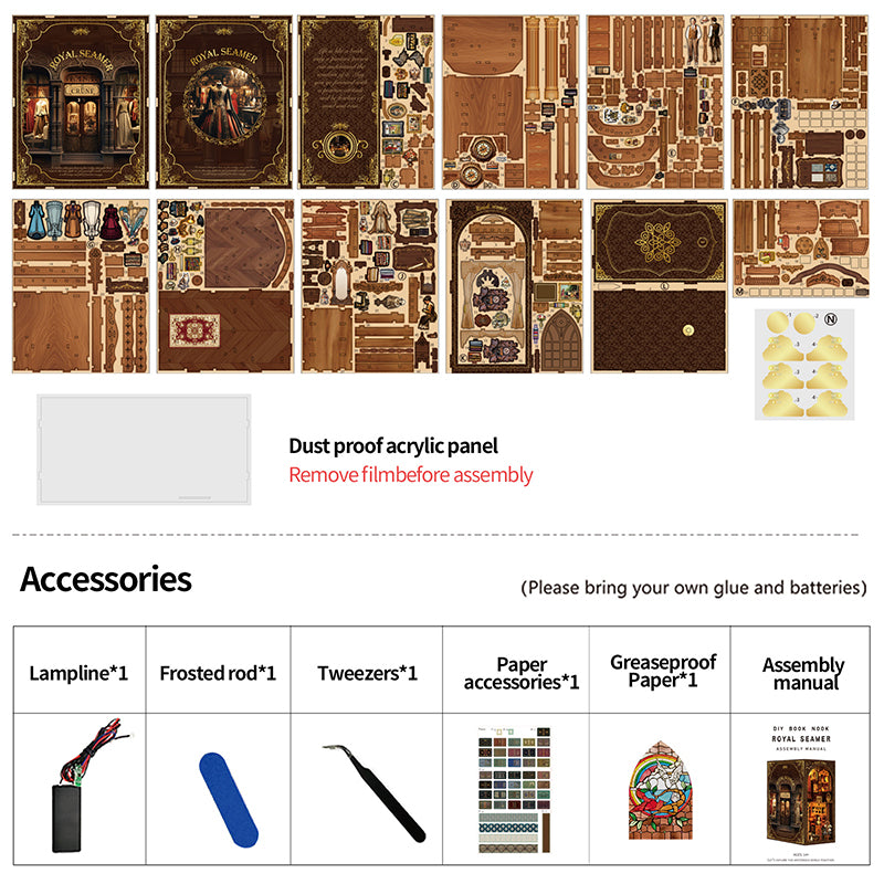 The Royal Atelier DIY Book Nook Kit | Windsor & Scroll