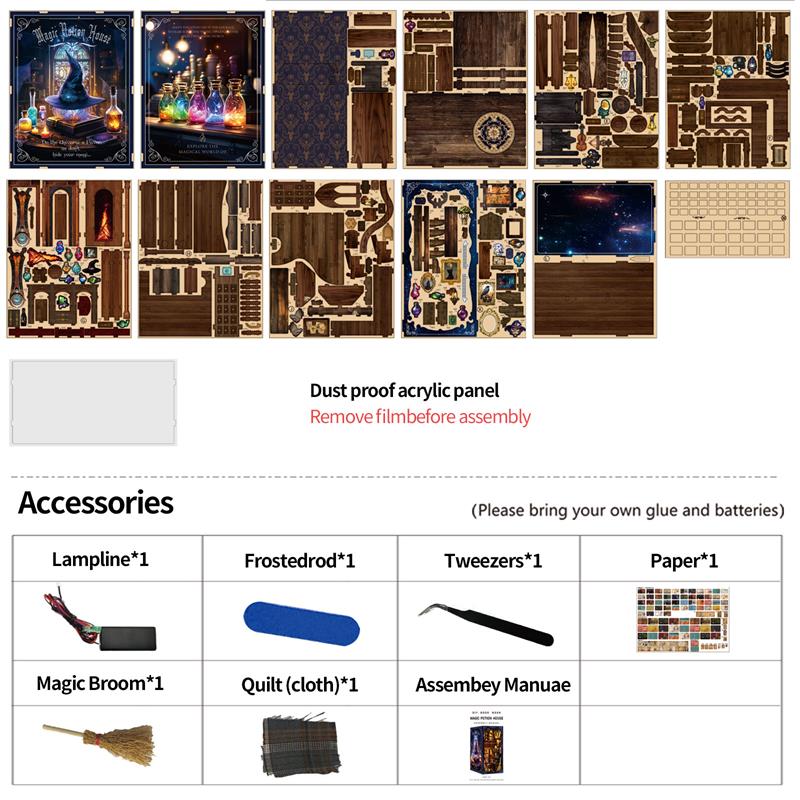 The Enchanter’s Elixirs DIY Book Nook Kit | Windsor & Scroll