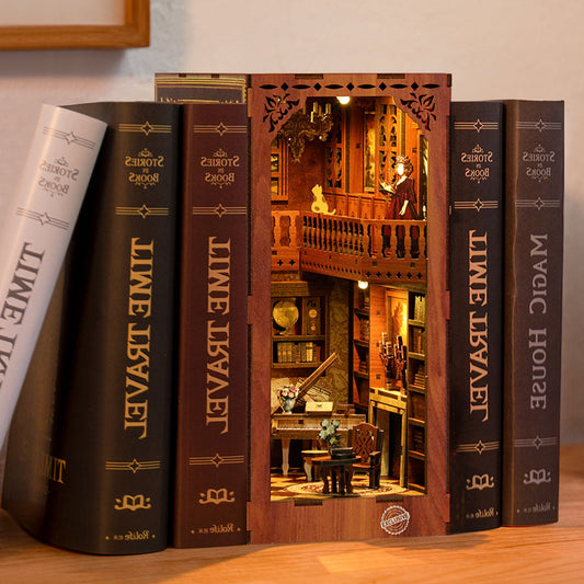 Grimm’s Cottage Library DIY Book Nook Kit | Windsor & Scroll