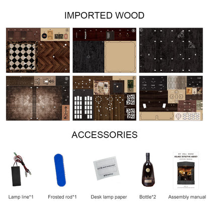 Holmes Detective Agency DIY Book Nook Kit | Windsor & Scroll
