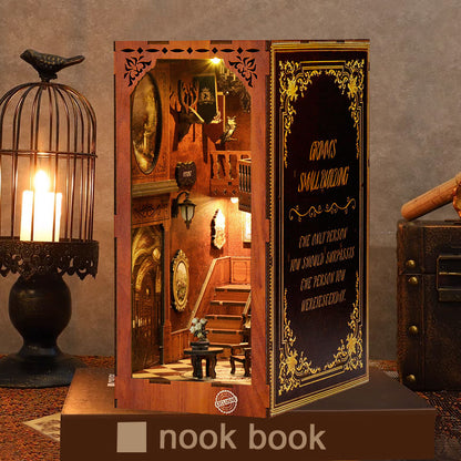 Grimm’s Cottage Library DIY Book Nook Kit | Windsor & Scroll
