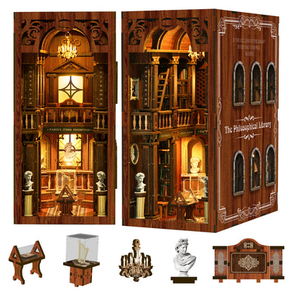The Philosophical Library DIY Book Nook Kit | Windsor & Scroll