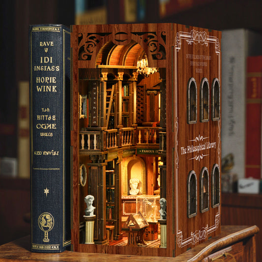 The Philosophical Library DIY Book Nook Kit | Windsor & Scroll