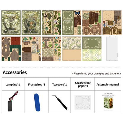 Secret World of the Forest DIY Book Nook Kit| Windsor & Scroll
