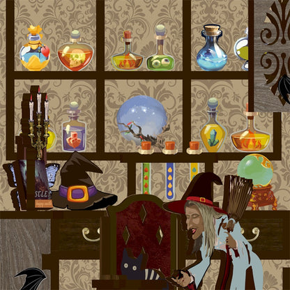 The Enchanted Witch’s Atelier DIY Book Nook Kit | Windsor & Scroll