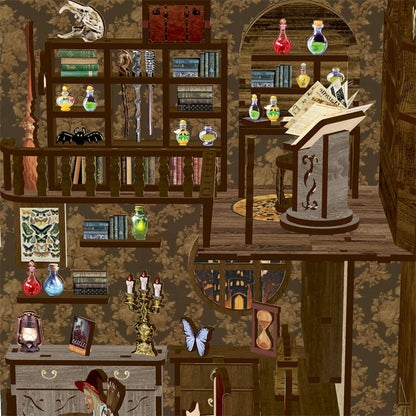 The Enchanted Witch’s Atelier DIY Book Nook Kit | Windsor & Scroll