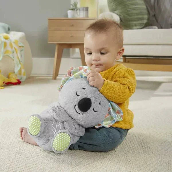 Mykro™ 2024 Novo Soothe 'n Snuggle Koala Pelúcia Portátil Respiração Movimento Som Companion