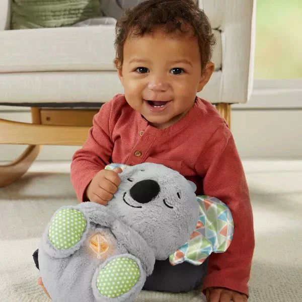 Mykro™ 2024 Novo Soothe 'n Snuggle Koala Pelúcia Portátil Respiração Movimento Som Companion