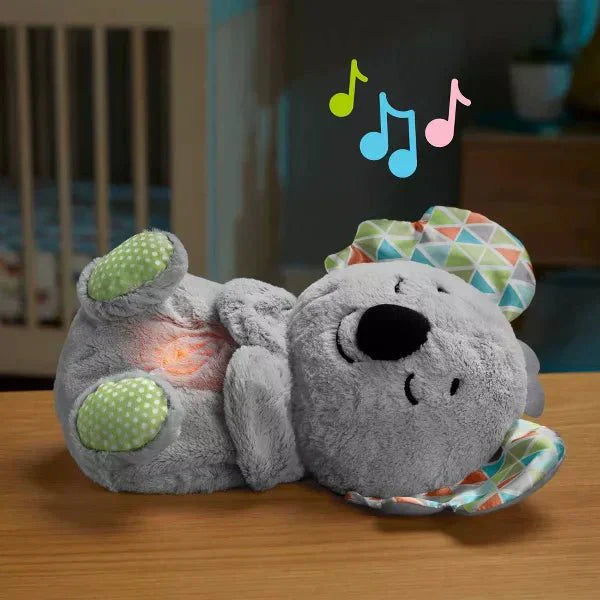 Mykro™ 2024 Novo Soothe 'n Snuggle Koala Pelúcia Portátil Respiração Movimento Som Companion