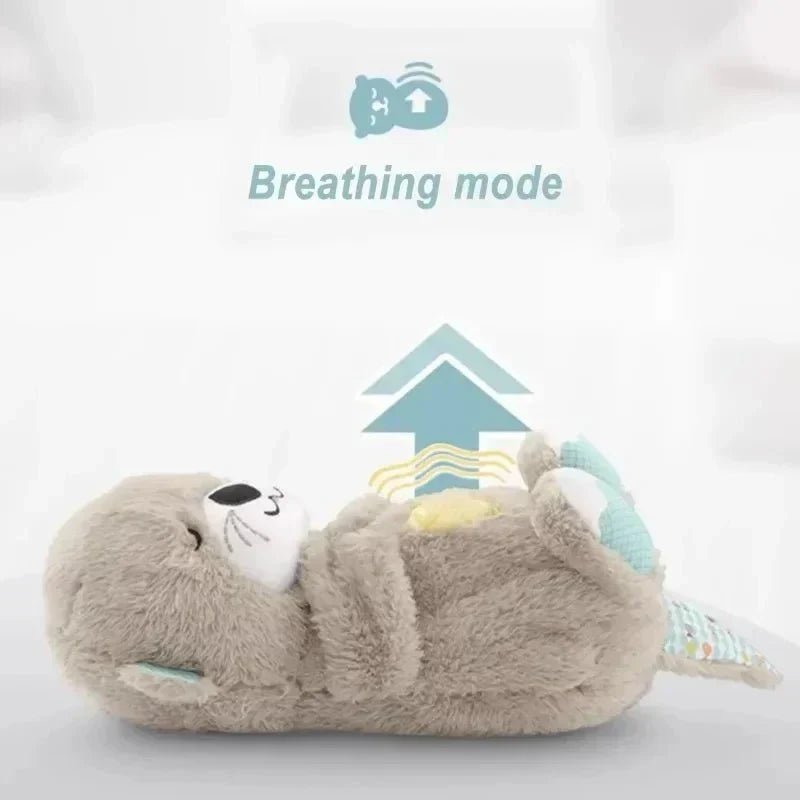 Mykro™ 2024 New Soothe 'n Snuggle Otter Portable Plush Breathing Sound Companion