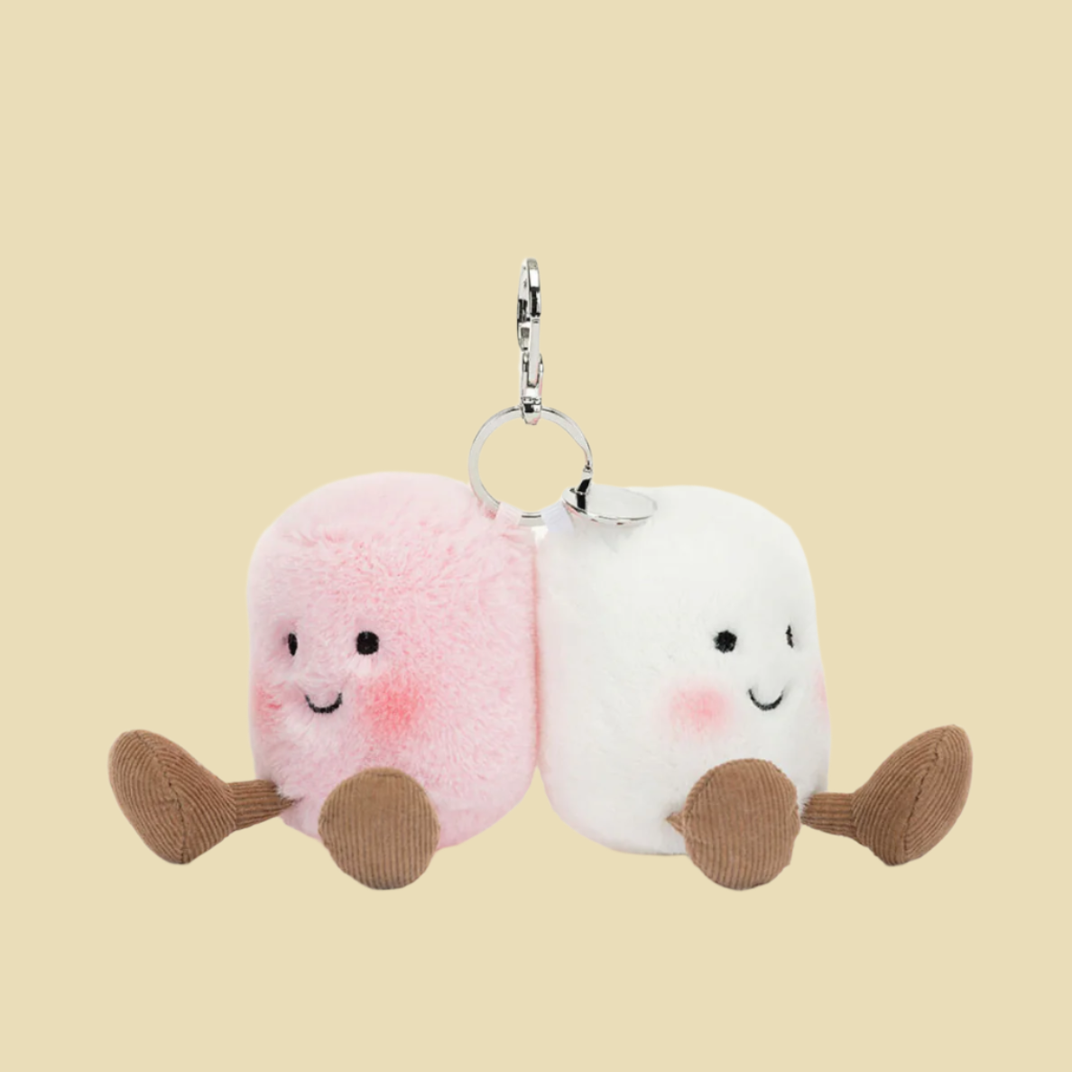 Amuseables Pair of Marshmallows Bag Charm