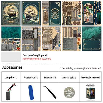 Riddle on the Seabed DIY Book Nook Kit | Windsor & Scroll